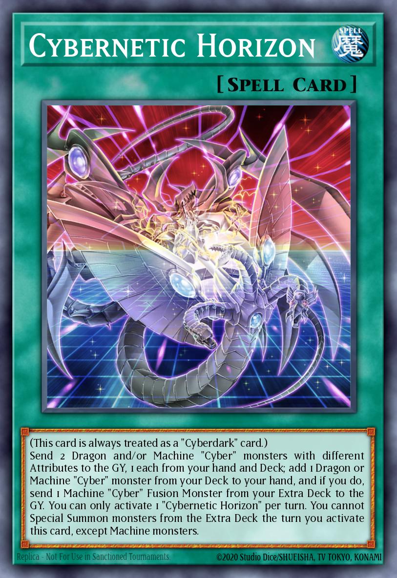 Cybernetic Horizon Ultra Rare SDCS-EN046 Structure Deck Cyber Strike Yugioh card