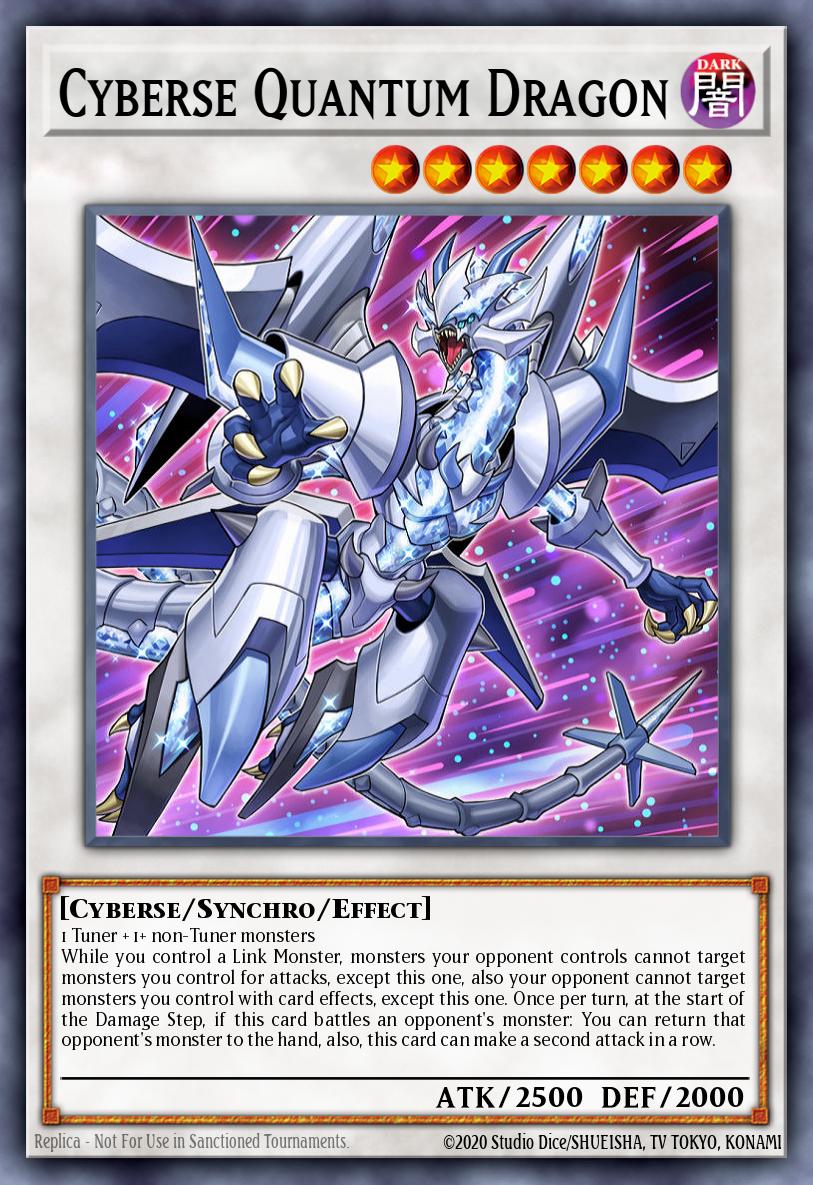 Cyberse Quantum Dragon Prismatic Secret Rare MP20-EN018 2020 Tin of Lost Memories Mega Pack Yugioh card