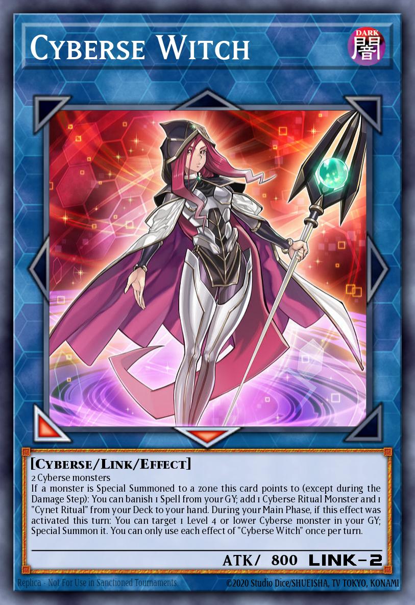 Cyberse Witch Super Rare MP19-EN098 2019 Gold Sarcophagus Tin Mega Pack Yugioh card