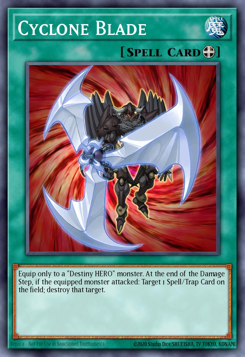 Cyclone Blade Common DP05-EN018 Duelist Pack Aster Phoenix Yugioh card