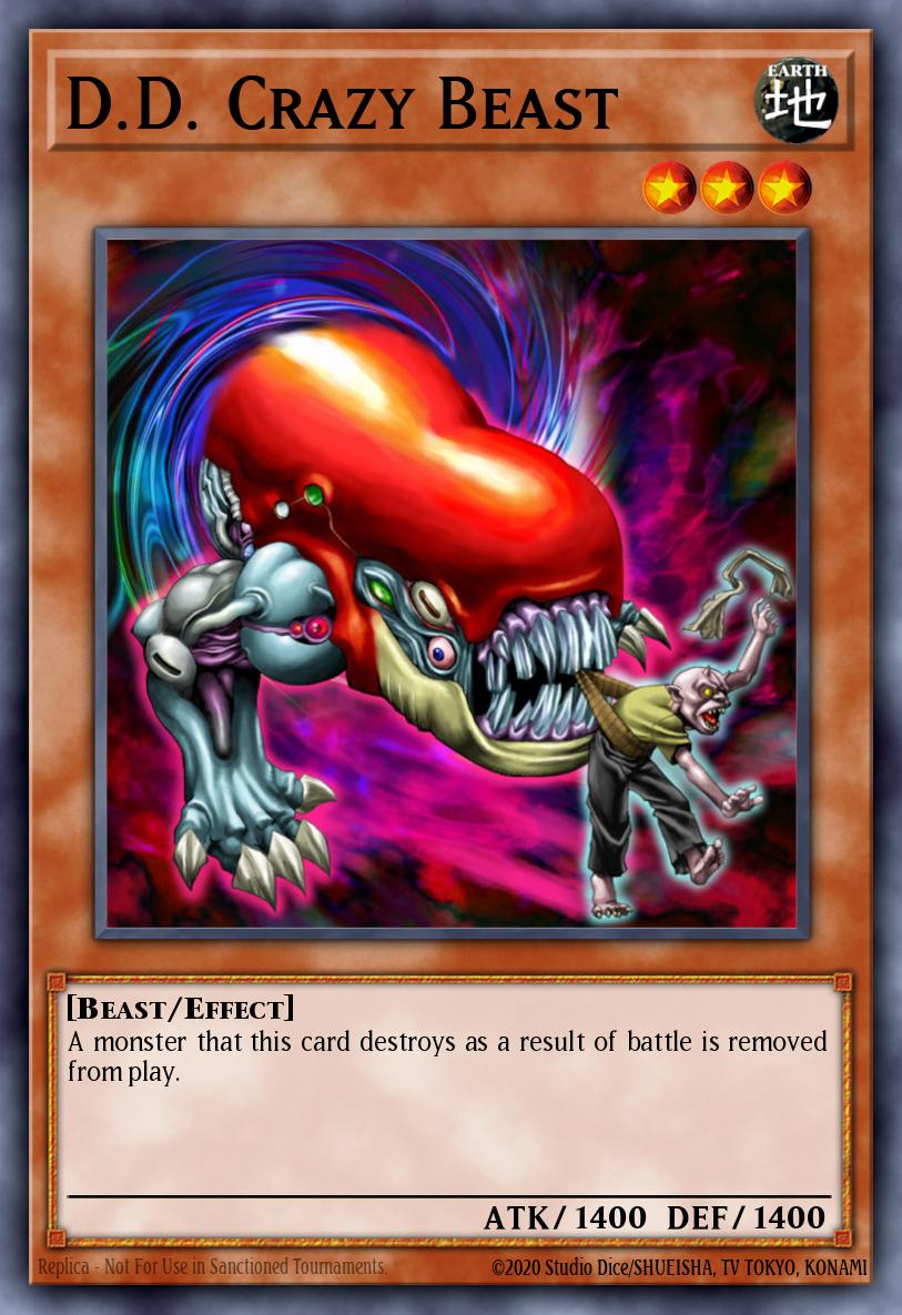 DD Crazy Beast Common DR1-EN074 Dark Revelation Volume 1 Yugioh card