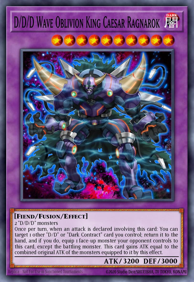 D/D/D Wave Oblivion King Caesar Ragnarok Super Rare MP16-EN138 2016 Mega-Tin Mega Pack Yugioh card