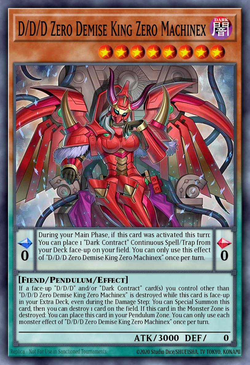 D/D/D Zero Doom Queen Machinex Starlight Rare DOOD-EN003 Doom of Dimensions Yugioh card