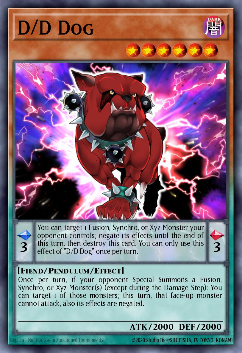 D/D Dog Super Rare ROTD-EN091 Rise of the Duelist Yugioh card