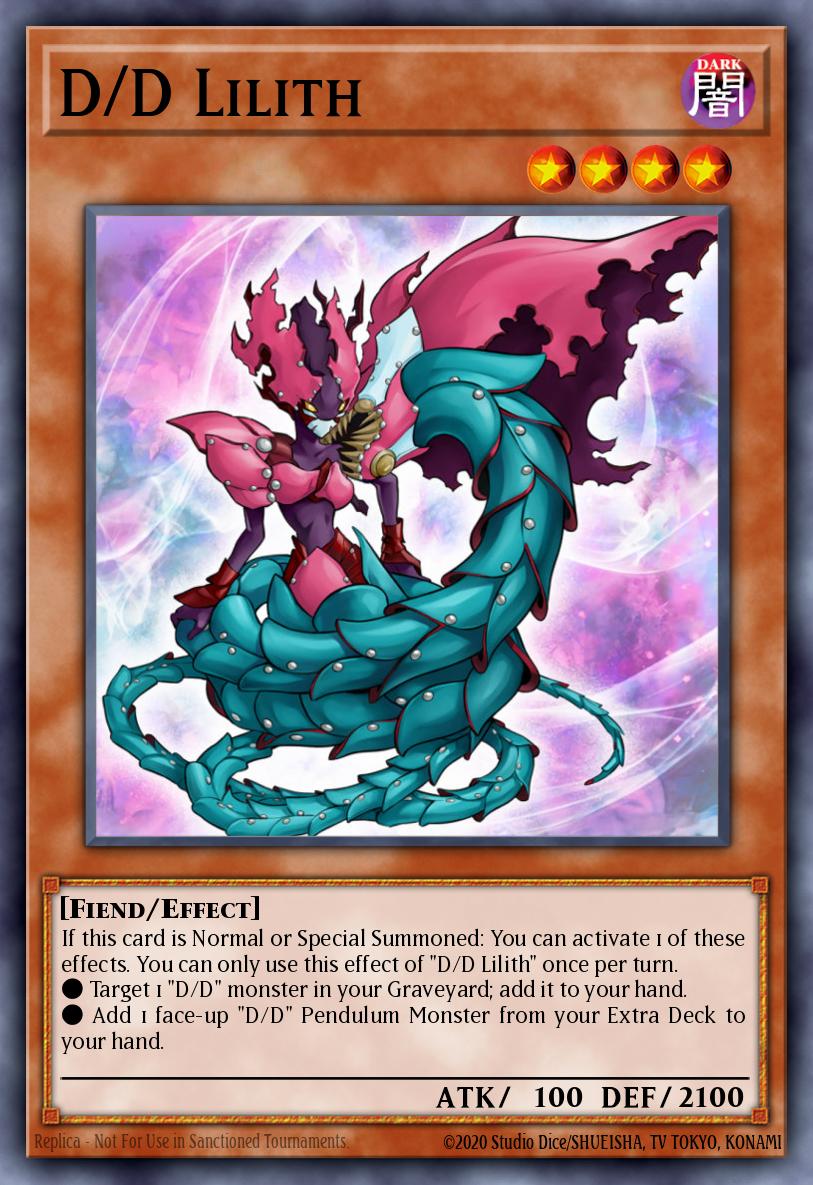 D/D Lilith Common SDPD-EN008 Pendulum Domination Structure Deck Yugioh card