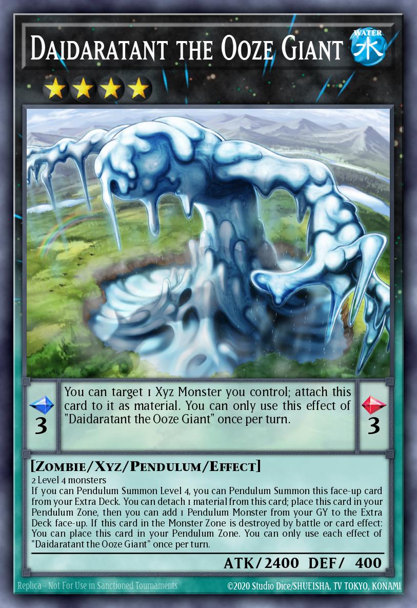 Daidaratant the Ooze Giant Secret Rare BLMR-EN009 Battles of Legend Monstrous Revenge Yugioh card