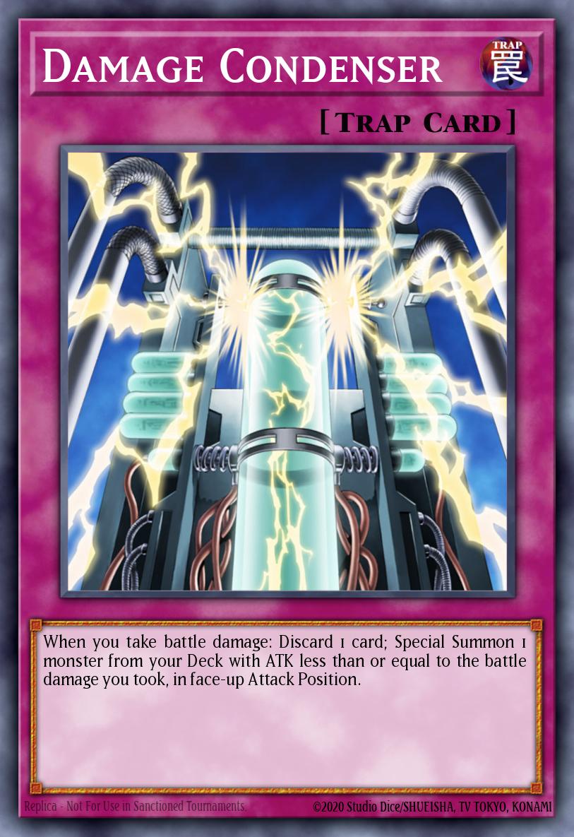 Damage Condenser Super Rare DR04-EN172 Dark Revelation Volume 4 Yugioh card