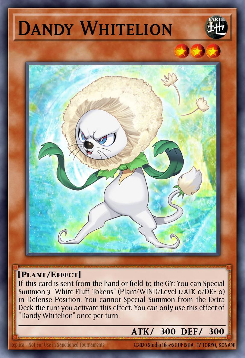 Dandy Whitelion Common MP25-EN377 2025 Mega-Pack Tin Yugioh card