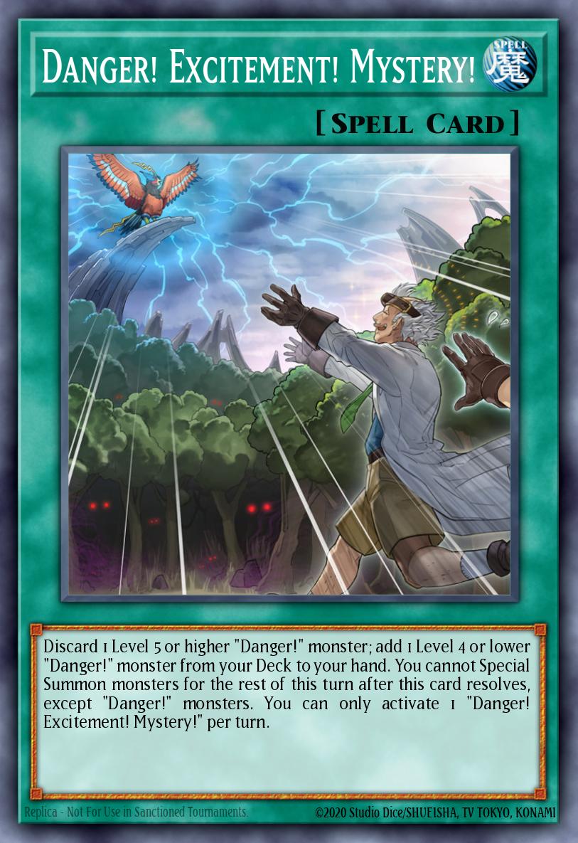 Danger Excitement Mystery Rare MP20-EN085 2020 Tin of Lost Memories Mega Pack Yugioh card