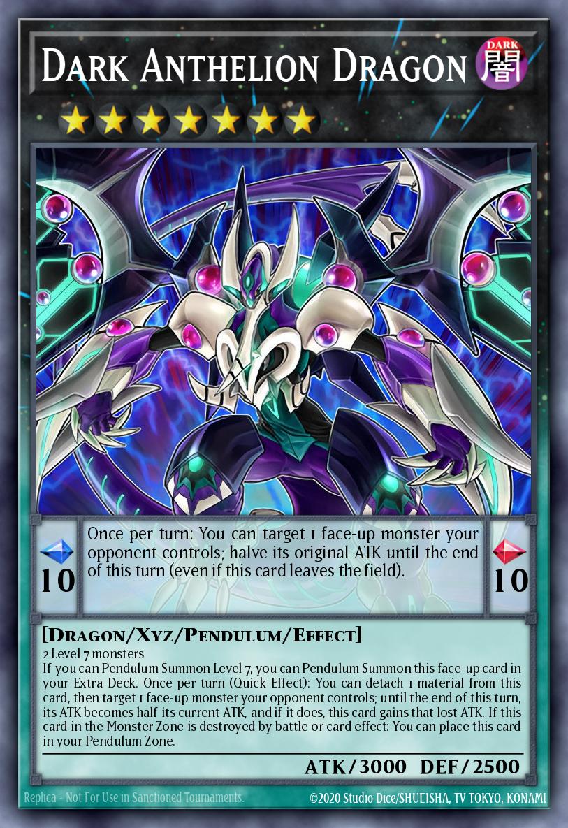 Dark Anthelion Dragon Ultra Rare DUOV-EN036 Duel Overload Yugioh card