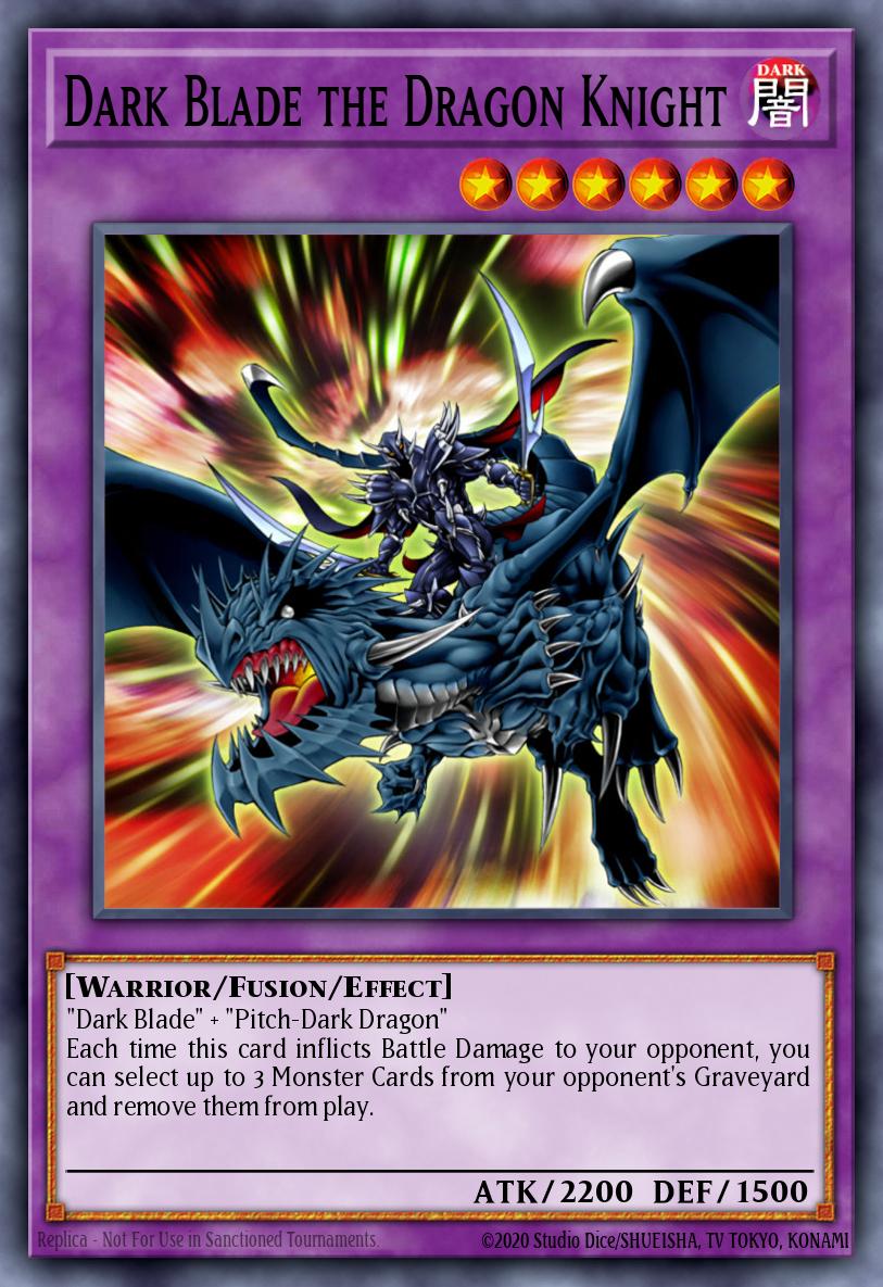 Dark Blade the Dragon Knight Rare DR3-EN095 Dark Revelation Volume 3 Yugioh card