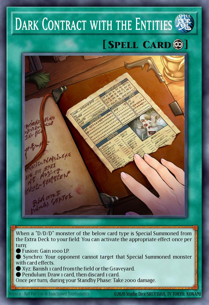 Dark Contract with the Entities Ultra Rare MP17-EN239 2017 Mega-Tin Mega Pack Yugioh card