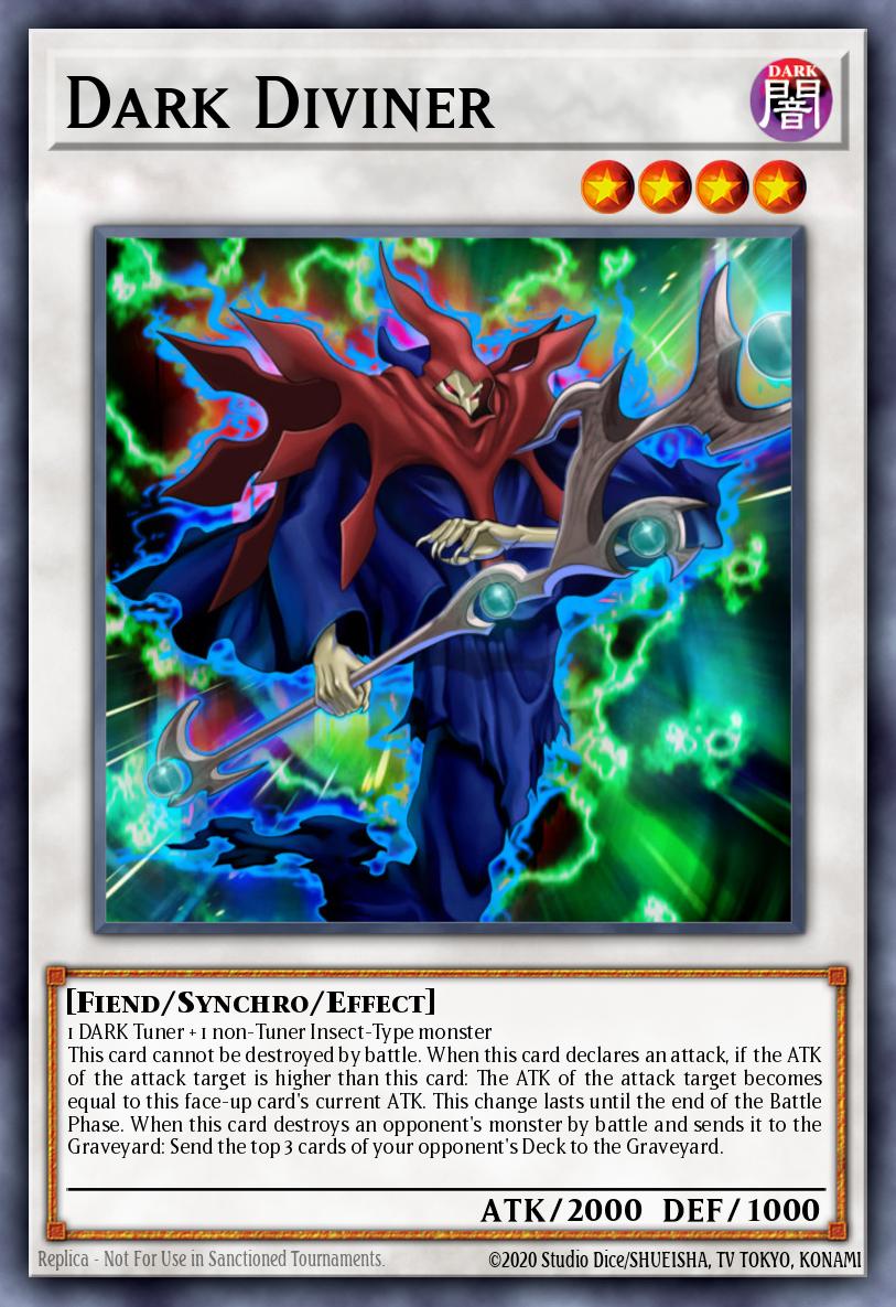Dark Diviner Super Rare ORCS-EN095 Order of Chaos Yugioh card