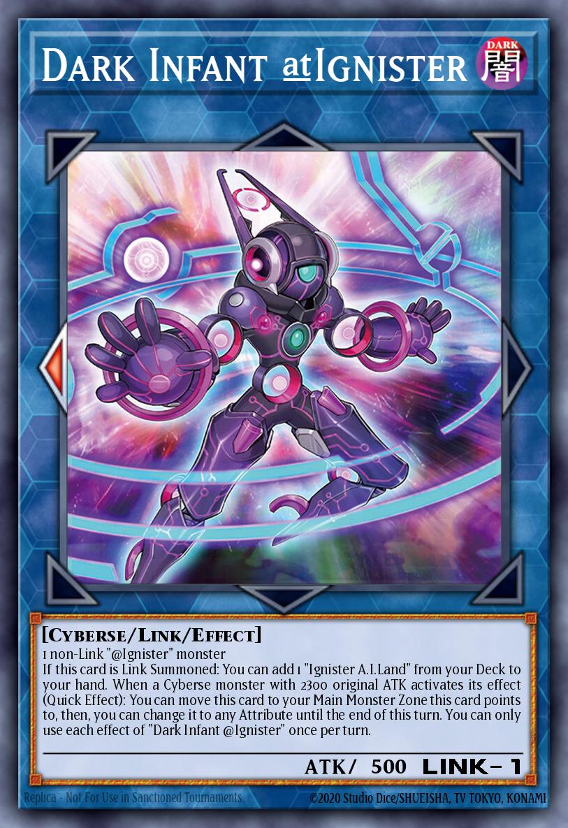 Dark Infant @Ignister Ultra Rare MP22-EN086 2022 Tin of the Pharaohs Gods Yugioh card