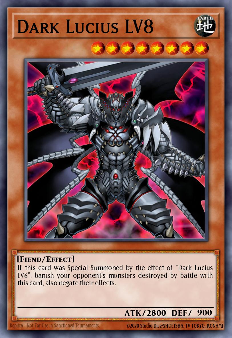 Dark Lucius LV8 Ultimate Rare CDIP-EN011 Cyberdark Impact Yugioh card