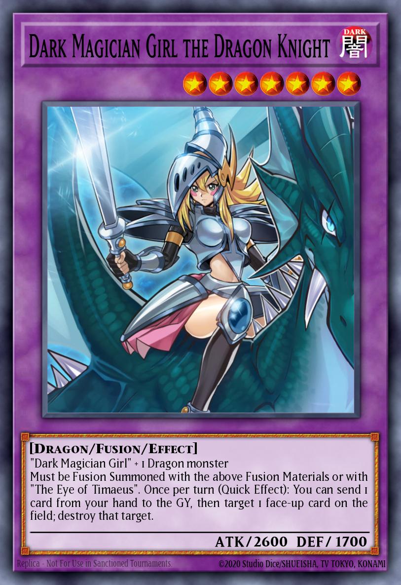 Dark Magician Girl the Dragon Knight Secret Rare DRLG-EN004 Dragons of Legend Yugioh card