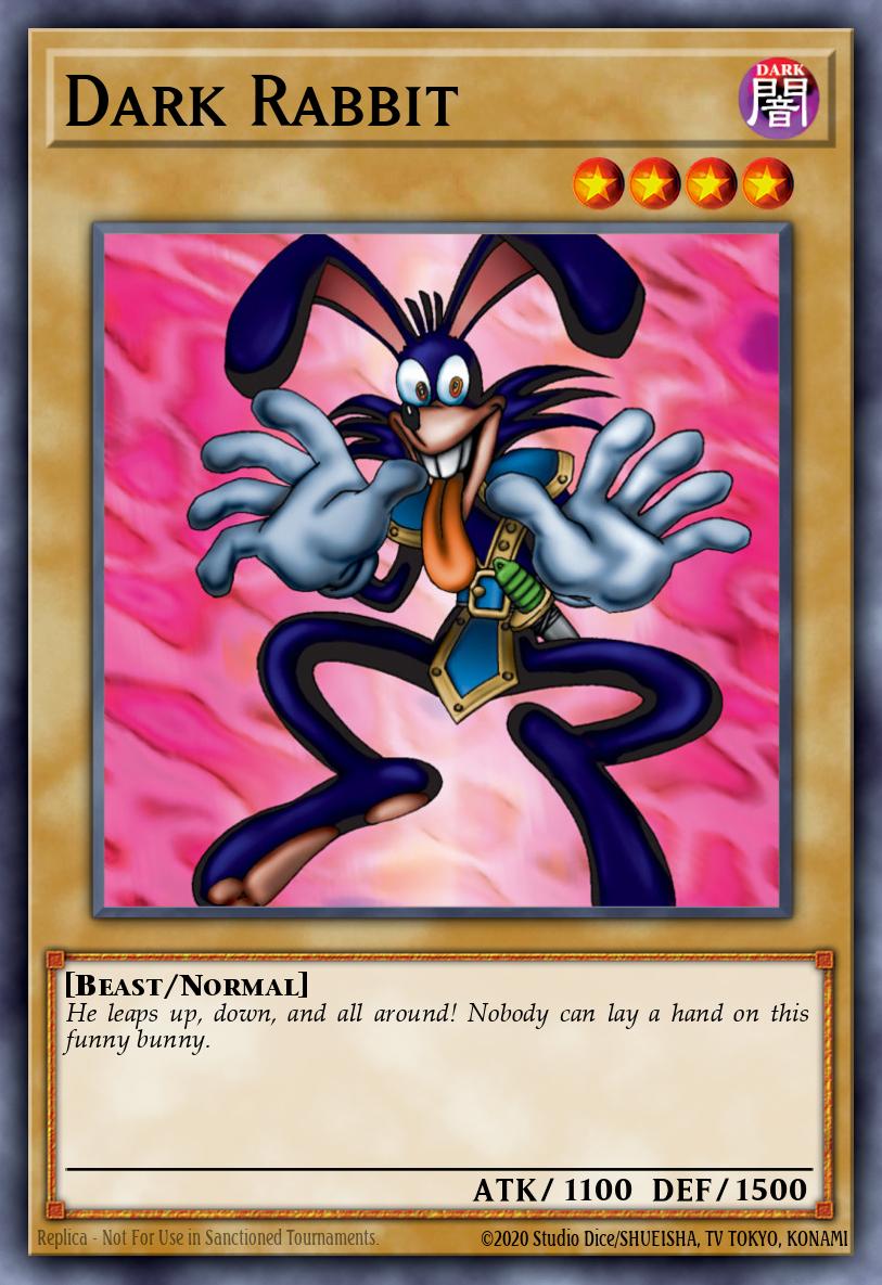 Dark Rabbit Common DEM5-EN003 Speed Duel Demo Deck Yugioh card