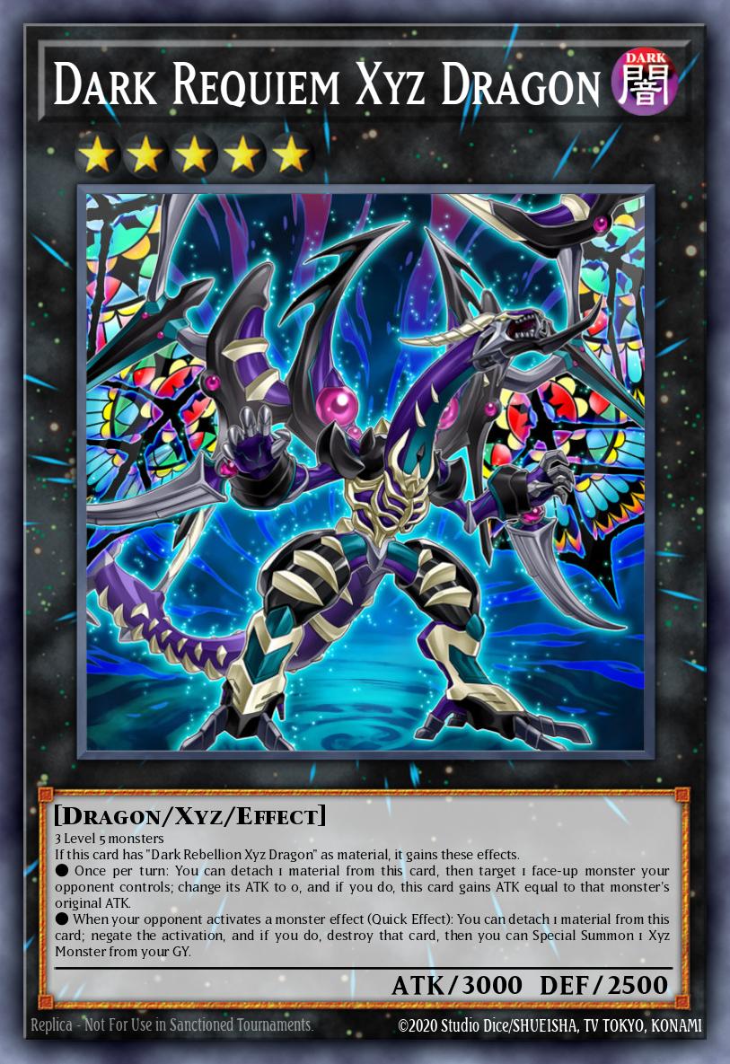 Dark Requiem Xyz Dragon Ultra Rare GFTP-EN099 Ghosts From the Past Yugioh card