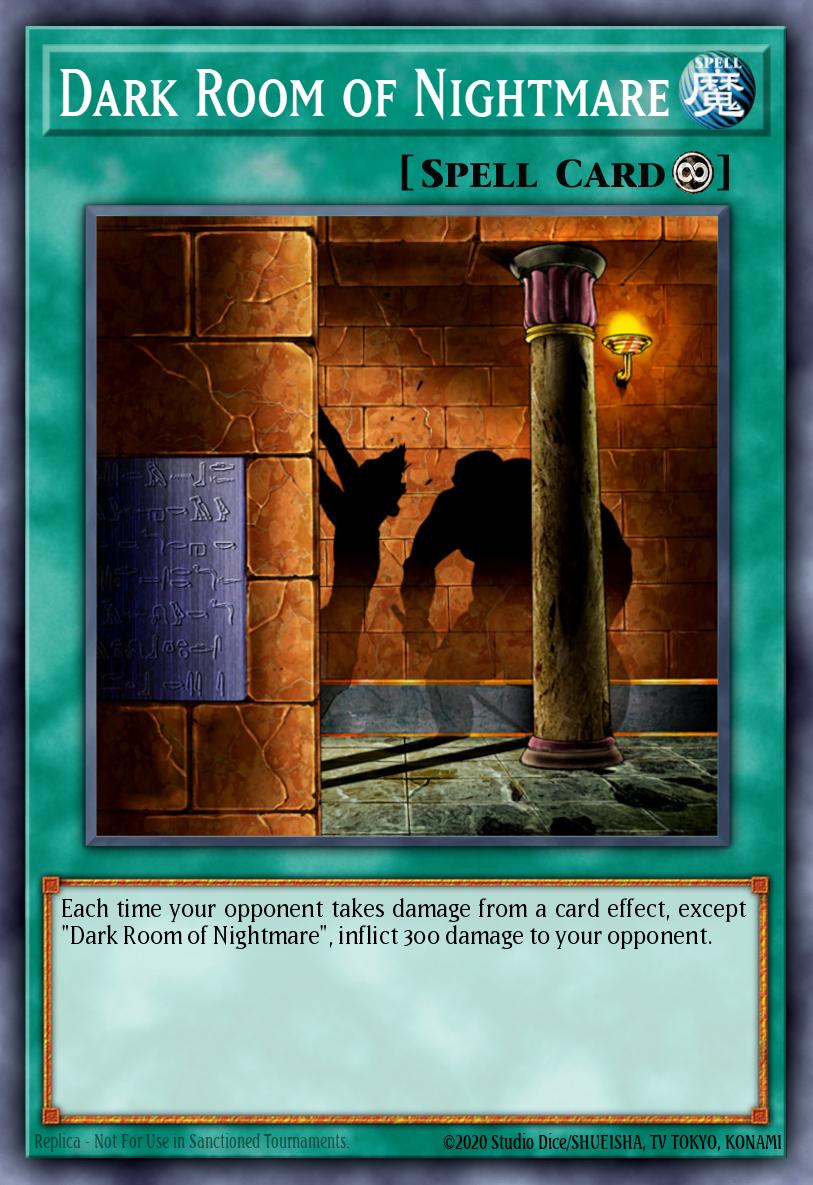 Dark Room of Nightmare Common DR1-EN030 Dark Revelation Volume 1 Yugioh card