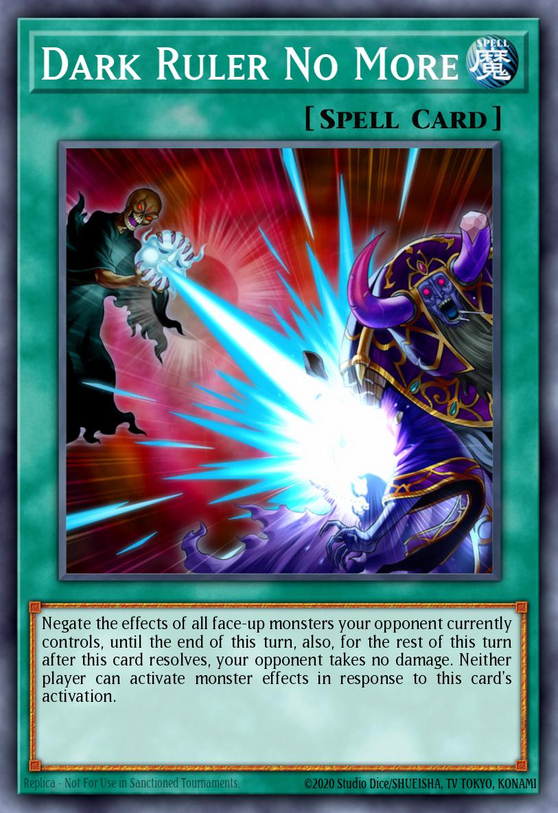 Dark Ruler No More Ultra Rare CH02-EN035 THE CHRONICLES DECK: Spirit Charmers (All-Foil Edition) Yugioh card
