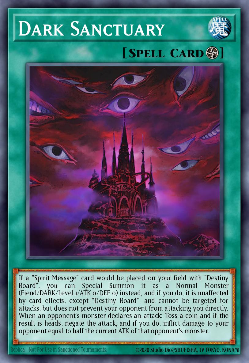 Dark Sanctuary Ultra Rare DPRP-EN011 Duelist Pack Rivals of the Pharaoh Yugioh card