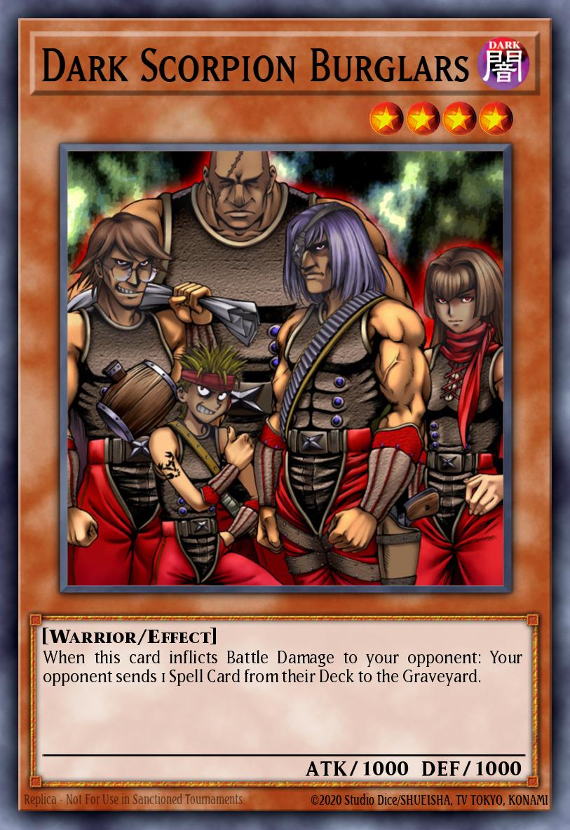 Dark Scorpion Burglars Common DB2-EN227 Dark Beginning 2 Yugioh card