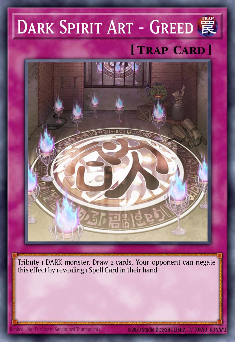 Dark Spirit Art - Greed Rare PTDN-EN070 Phantom Darkness Yugioh card