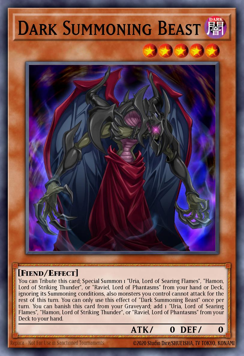 Dark Summoning Beast Ultra Rare DUSA-EN030 Duelist Saga Yugioh card
