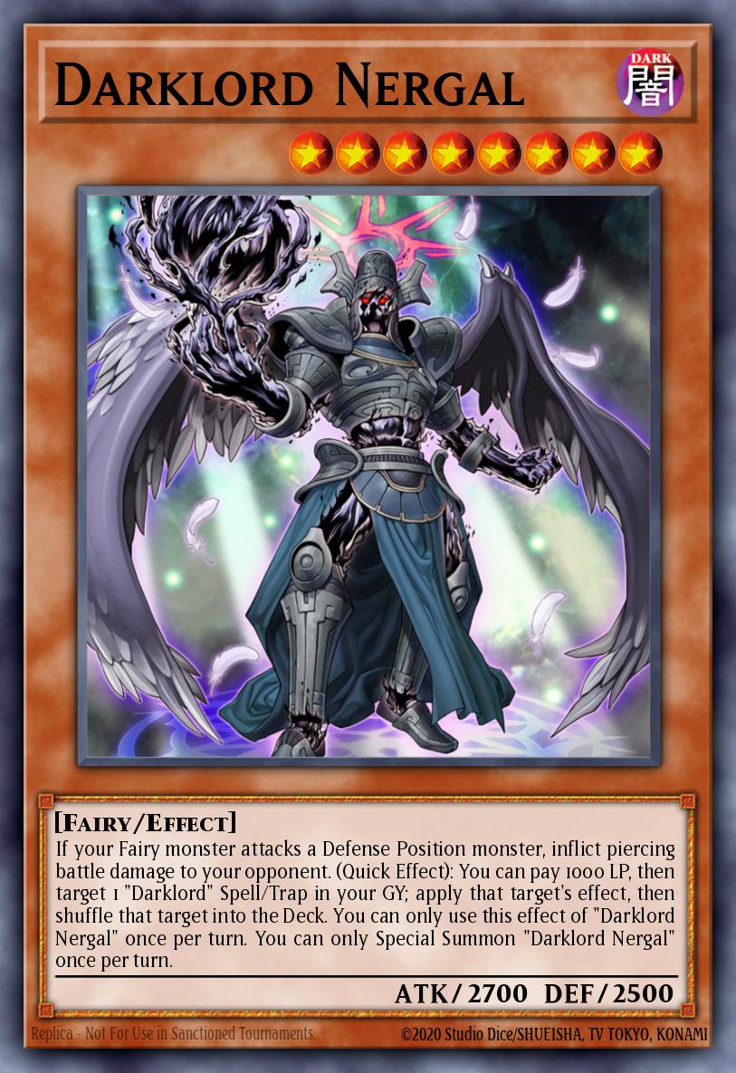 Darklord Nergal Common MP21-EN119 2021 Tin of Ancient Battles Yugioh card