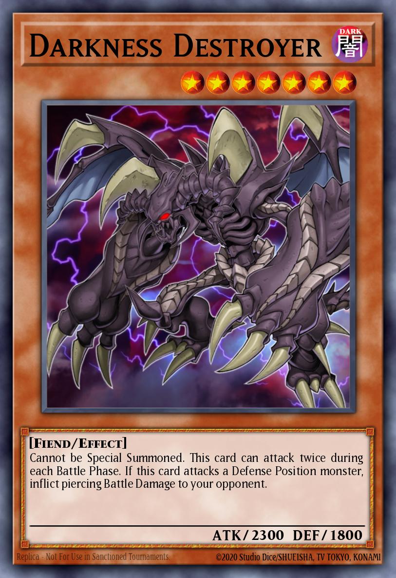 Darkness Destroyer Secret Rare LCGX-EN204 Legendary Collection 2 The Duel Academy Years Mega Pack Yugioh card