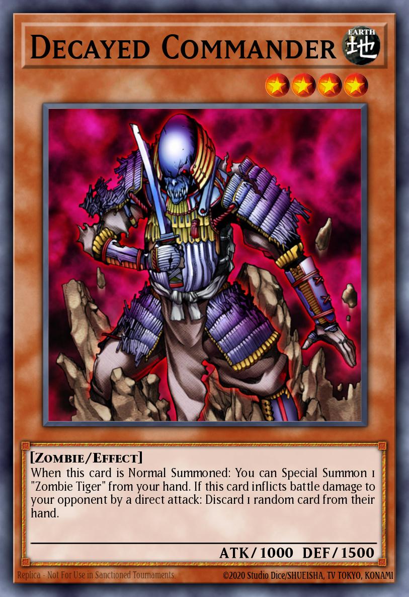 Decayed Commander Common DR1-EN065 Dark Revelation Volume 1 Yugioh card