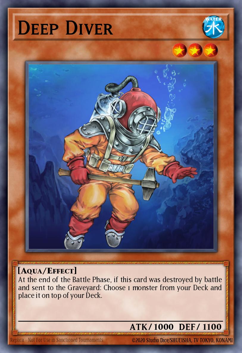 Deep Diver Rare BP01-EN017 Battle Pack Epic Dawn Yugioh card