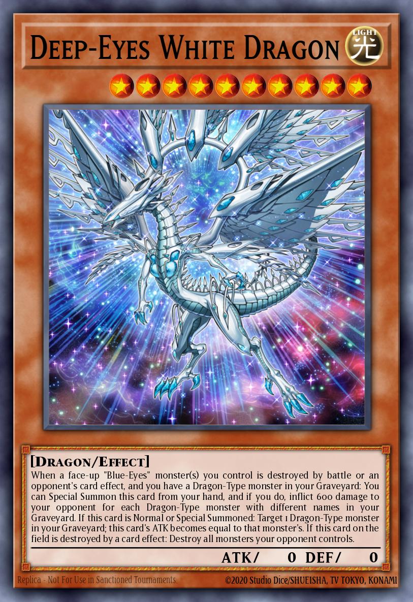 Deep-Eyes White Dragon Ultra Rare MVP1-EN005 Yu-Gi-Oh! The Dark Side of Dimensions Movie Pack Yugioh card