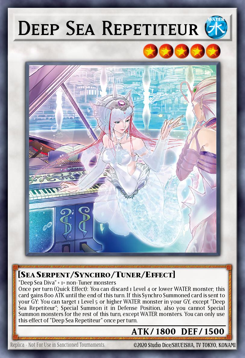 Deep Sea Repetiteur Secret Rare HAC1-EN175 Hidden Arsenal Chapter 1 Yugioh card
