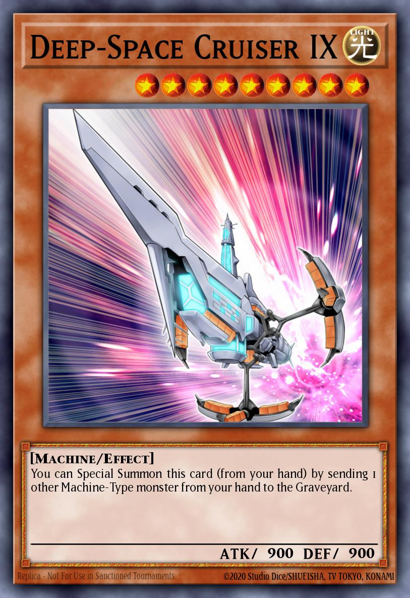 Deep-Space Cruiser IX Common LVAL-EN010 Legacy of the Valiant Yugioh card