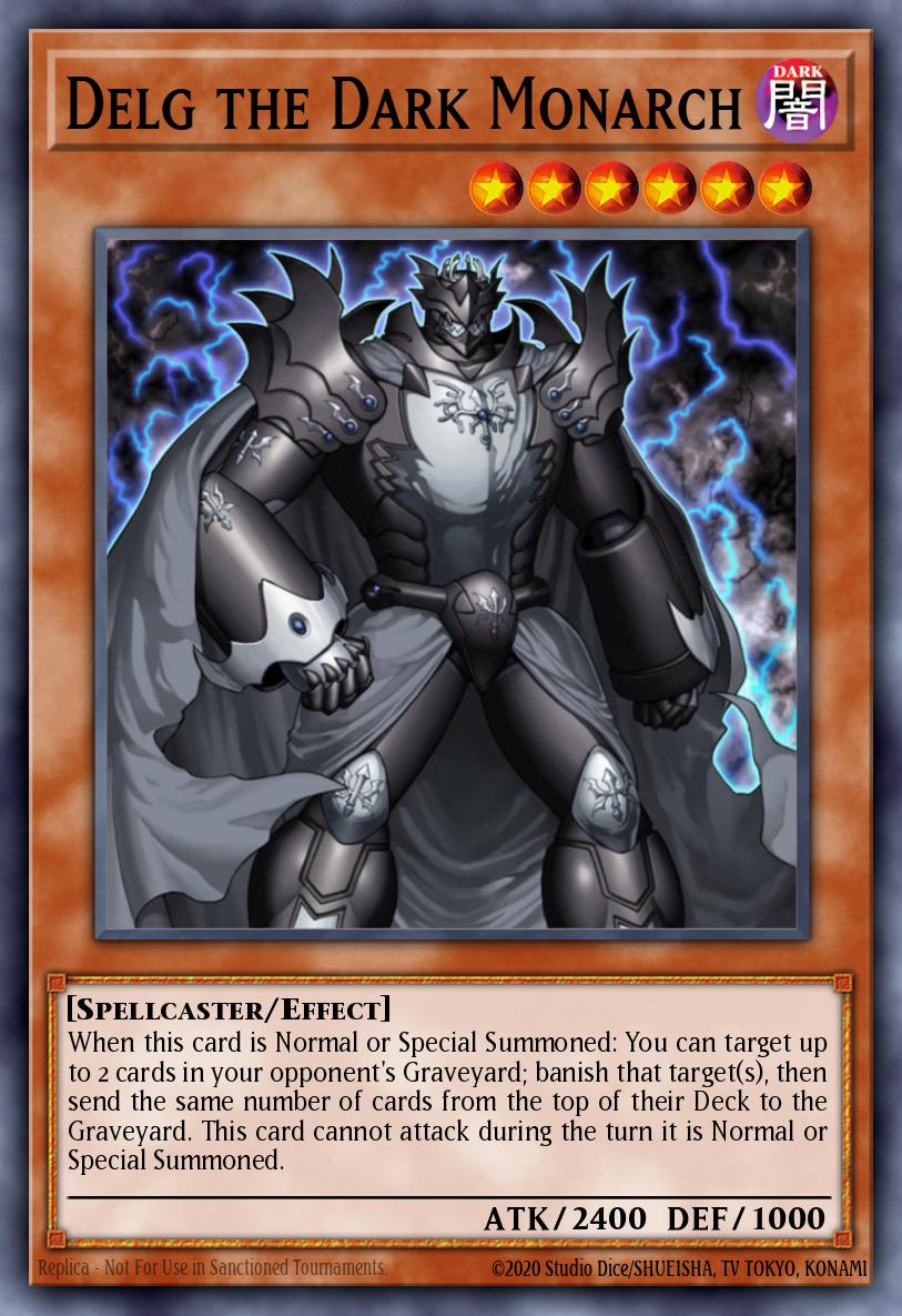 Delg the Dark Monarch Rare DL17-EN009 Duelist League 17 participation cards Yugioh card