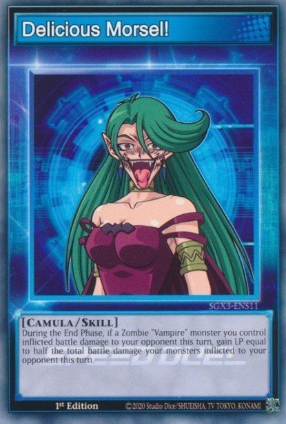 Delicious Morsel Common SGX3-ENS11 Speed Duel GX Duelists of Shadows Yugioh card