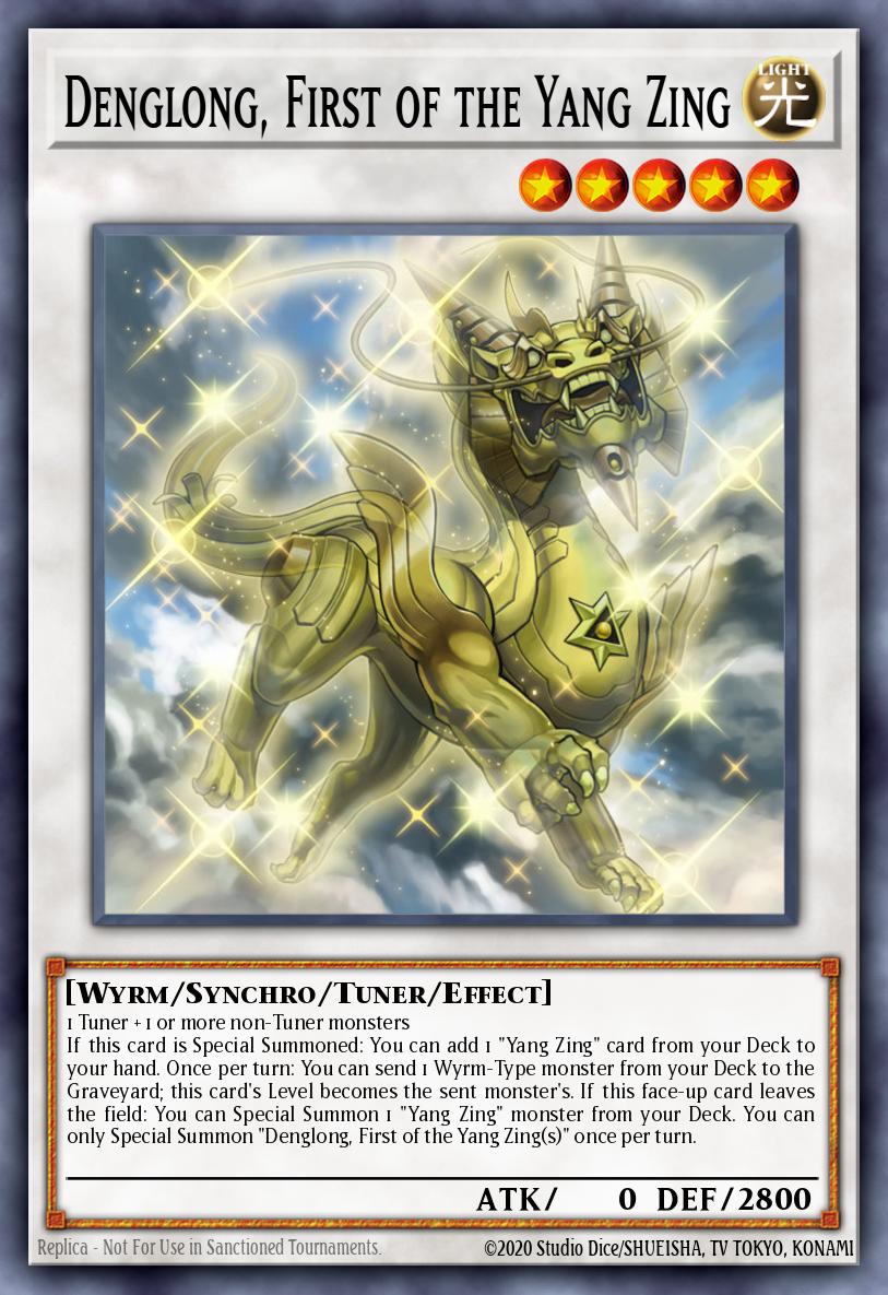 Denglong First of the Yang Zing Common MP25-EN445 2025 Mega-Pack Tin Yugioh card