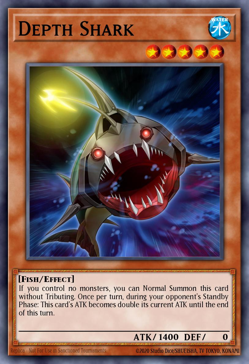 Depth Shark Ultra Rare DUSA-EN003 Duelist Saga Yugioh card