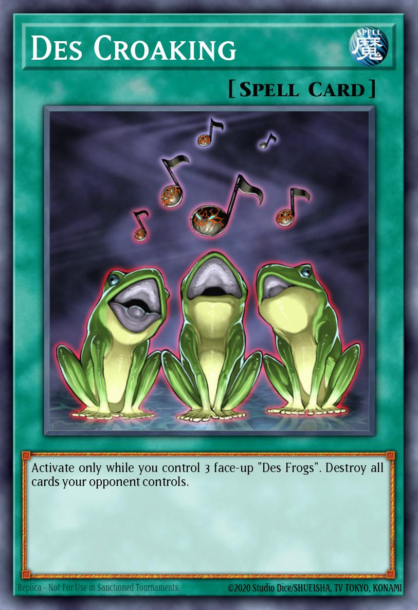 Des Croaking Common CRV-EN042 Cybernetic Revolution Yugioh card