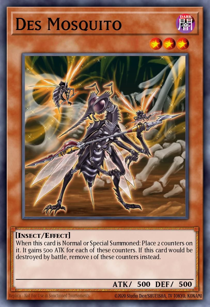 Des Mosquito Common BP02-EN076 Battle Pack 2 War of the Giants Yugioh card