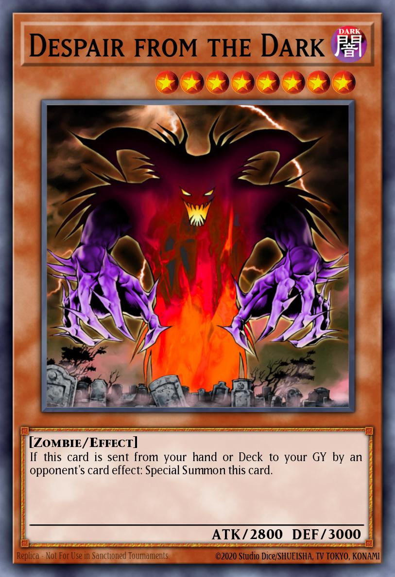 Despair from the Dark Short Print DCR-023 Dark Crisis Yugioh card