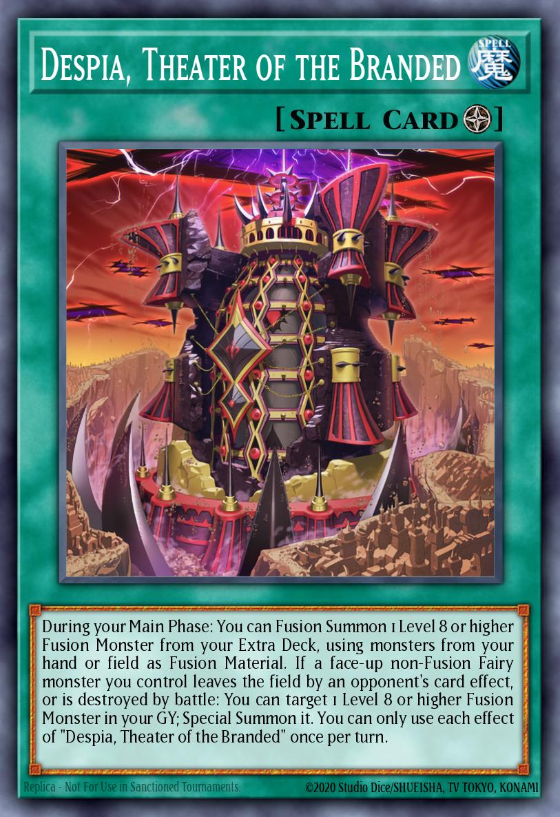 Despia Theater of the Branded Rare MP22-EN154 2022 Tin of the Pharaohs Gods Yugioh card
