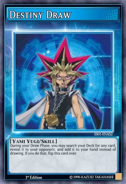 Destiny Draw (Skill Card) Common SS01-ENAS2 Speed Duel Starter Decks Destiny Masters Yugioh card