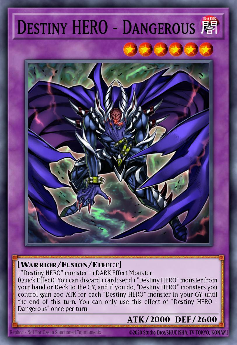 Destiny HERO - Dangerous Common MP18-EN100 2018 Mega-Tin Mega Pack Yugioh card