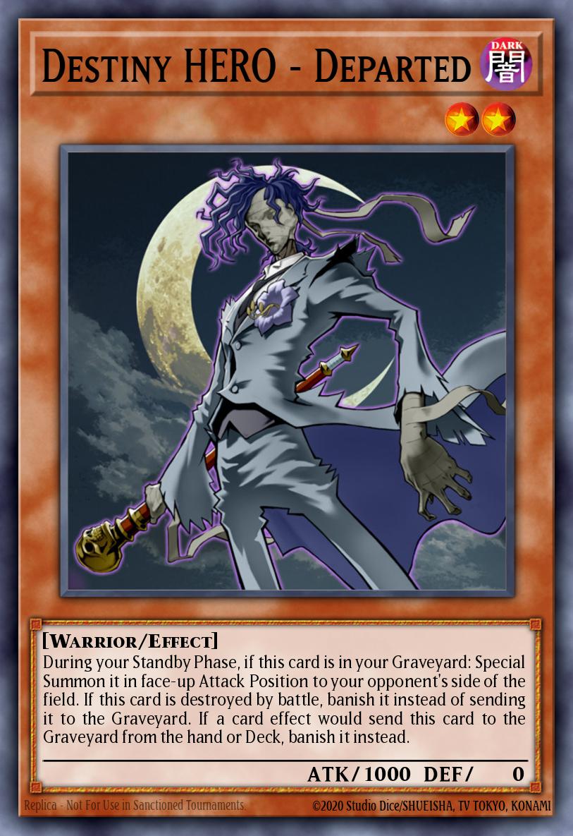 Destiny HERO - Departed Common LCGX-EN136 Legendary Collection 2 The Duel Academy Years Mega Pack Yugioh card