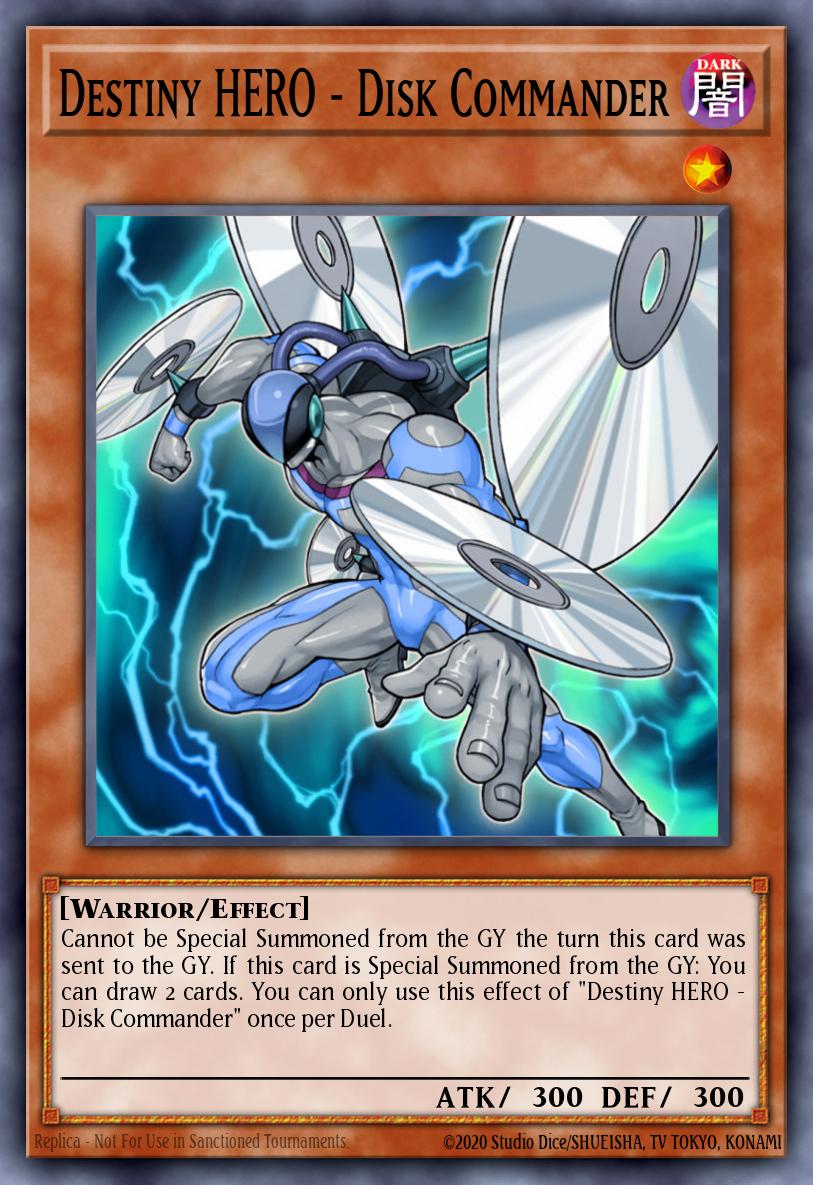 Destiny HERO - Disk Commander Secret Rare LCGX-EN133 Legendary Collection 2 The Duel Academy Years Mega Pack Yugioh card
