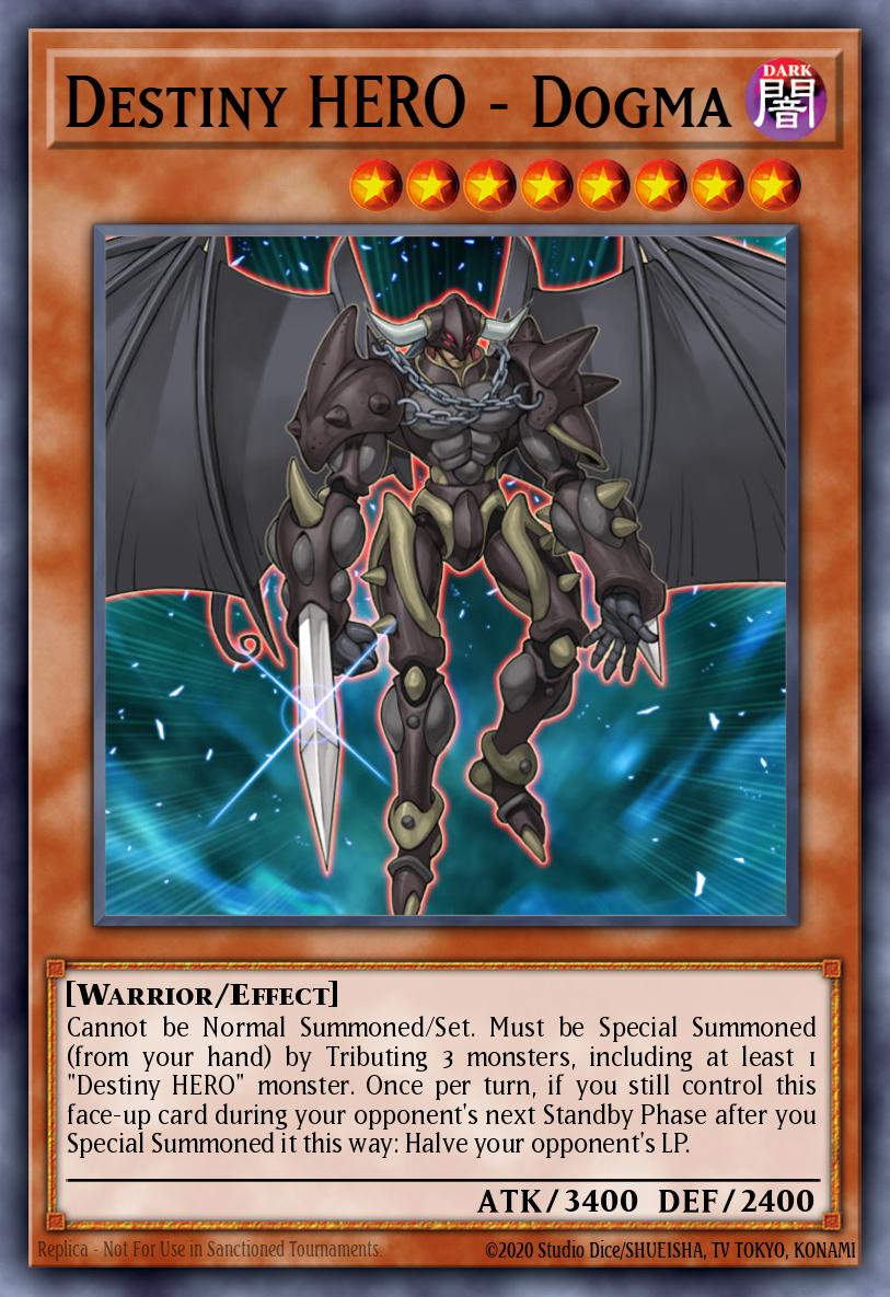 Destiny HERO - Dogma Super Rare DESO-EN011 Destiny Soldiers Yugioh card