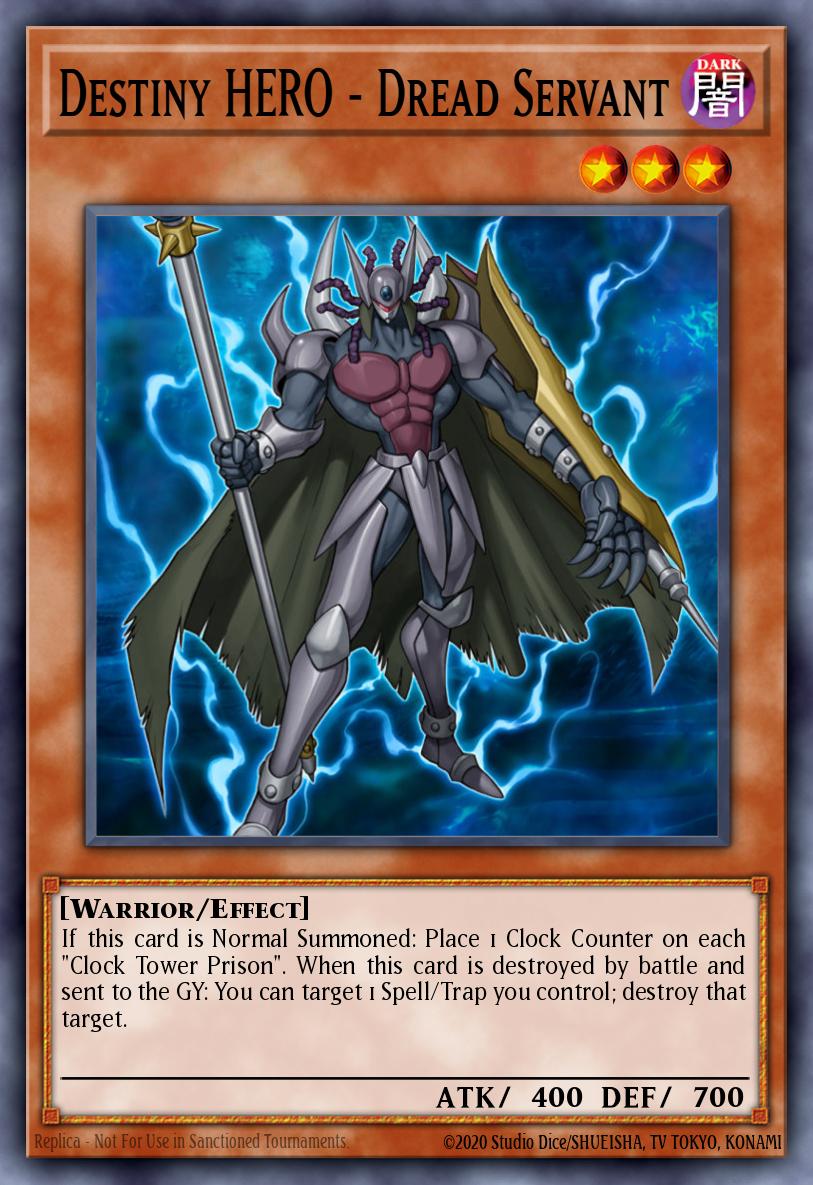 Destiny HERO - Dread Servant Common LCGX-EN137 Legendary Collection 2 The Duel Academy Years Mega Pack Yugioh card