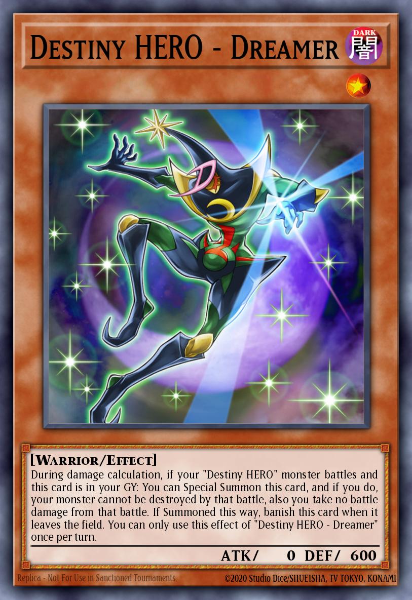 Destiny HERO - Dreamer Common BLC1-EN053 Battles of Legend Chapter 1 Yugioh card